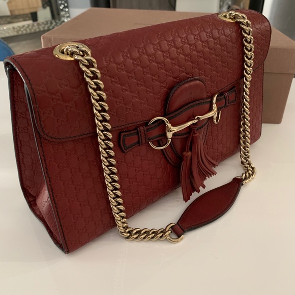 SOLD GUCCI
Microguccissima Medium Emily Chain Shoulder - Picture 2 of 16